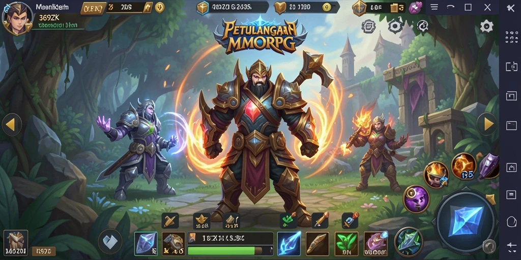 Tangkapan layar gameplay <strong>369ZK</strong> menampilkan aksi seru pertarungan MMORPG.