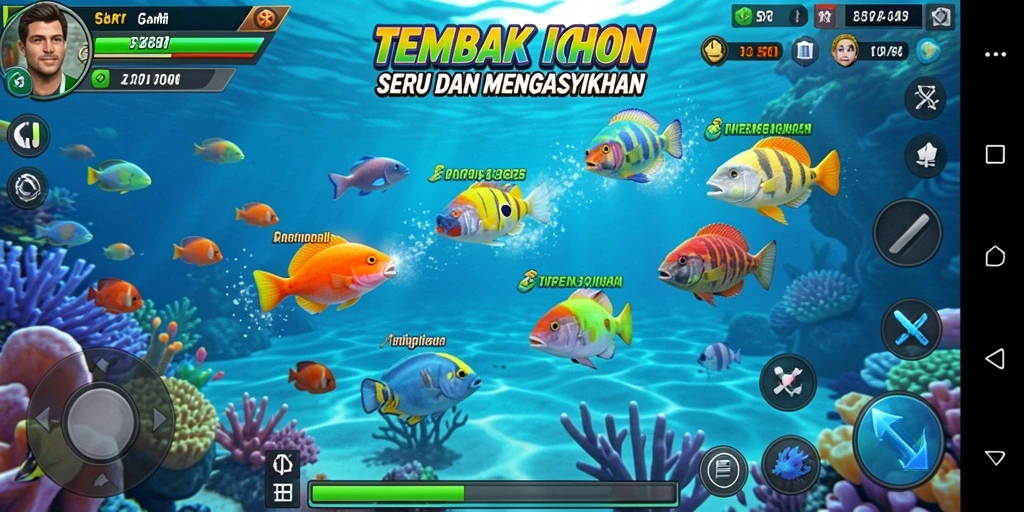Tampilan gameplay 5RT yang penuh warna dan mengasyikkan.