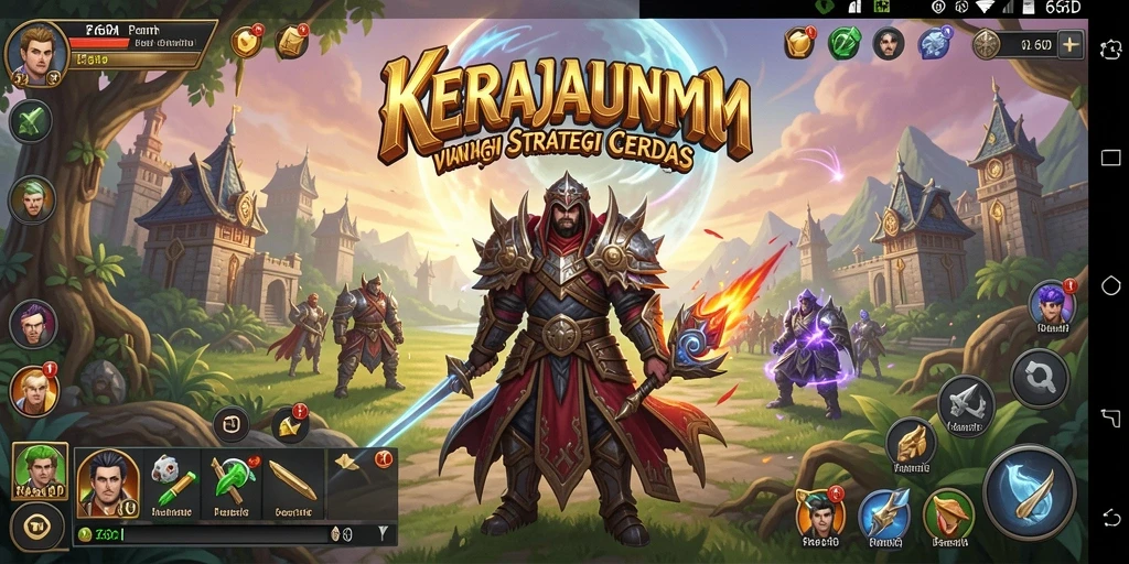 Tampilan gameplay 66D dengan pertahanan yang strategis.
