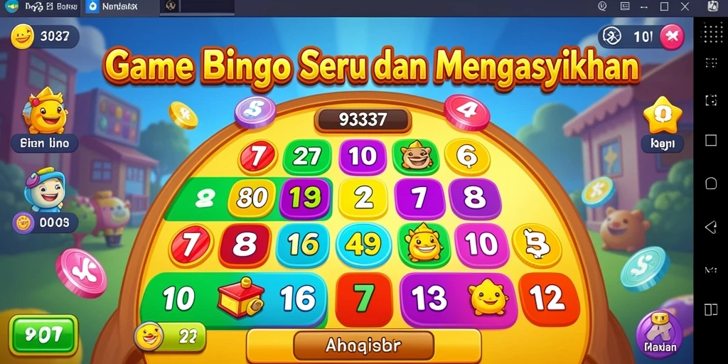 Tampilan gameplay Bingo yang menarik dan kompetitif.