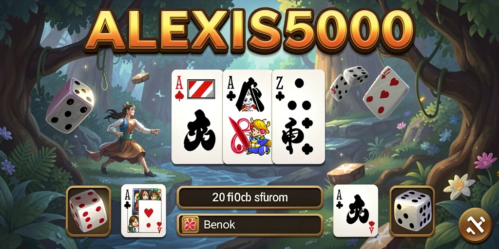 Screenshot utama ALEXIS500 menampilkan gameplay Domino yang seru.