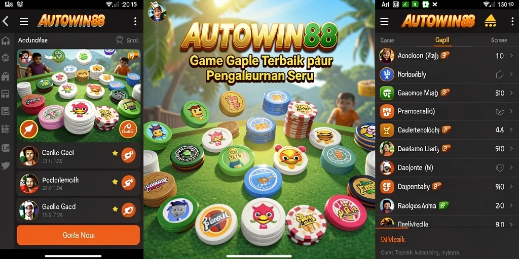 Screenshot gameplay AUTOWIN88 yang menunjukkan keseruan bermain Gaple.
