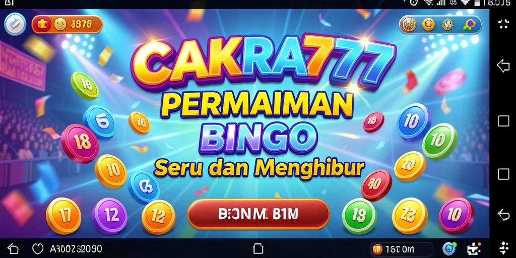 Tampilan gameplay Bingo yang seru di CAKRA777.