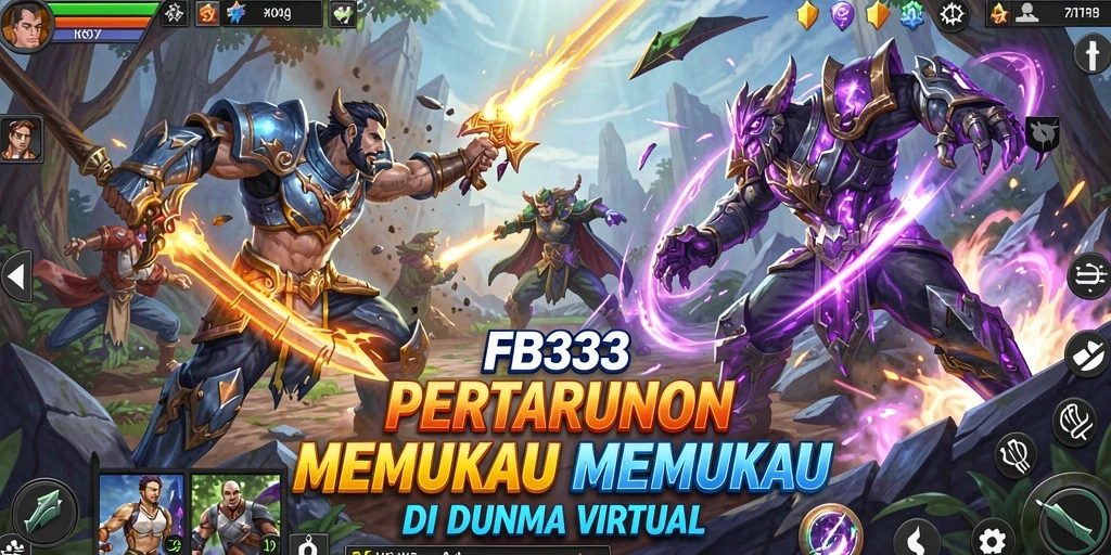 Tampilan pertarungan epik dari gameplay FB333 yang mendebarkan.