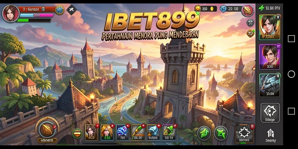 Menampilkan aksi strategi menara dalam IBET899 yang mendebarkan.