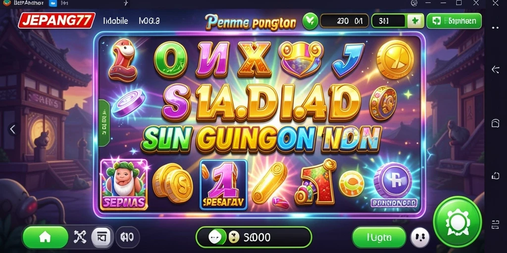 Tangkapan layar JEPANG77 menunjukkan gulungan slot yang menakjubkan.