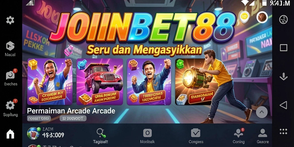 Tampilan gameplay seru JOINBET88 yang penuh warna.