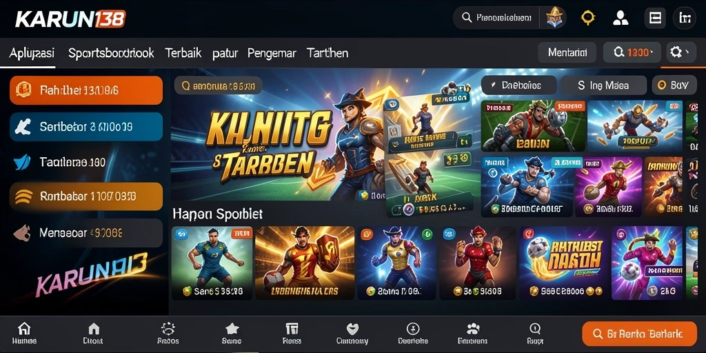 Tangkapan layar gameplay <strong>KARUN138</strong> menampilkan taruhan olahraga yang seru dan interaktif.