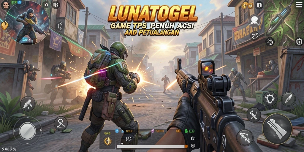 Tampilan gameplay LUNATOGEL yang penuh aksi dan menegangkan.