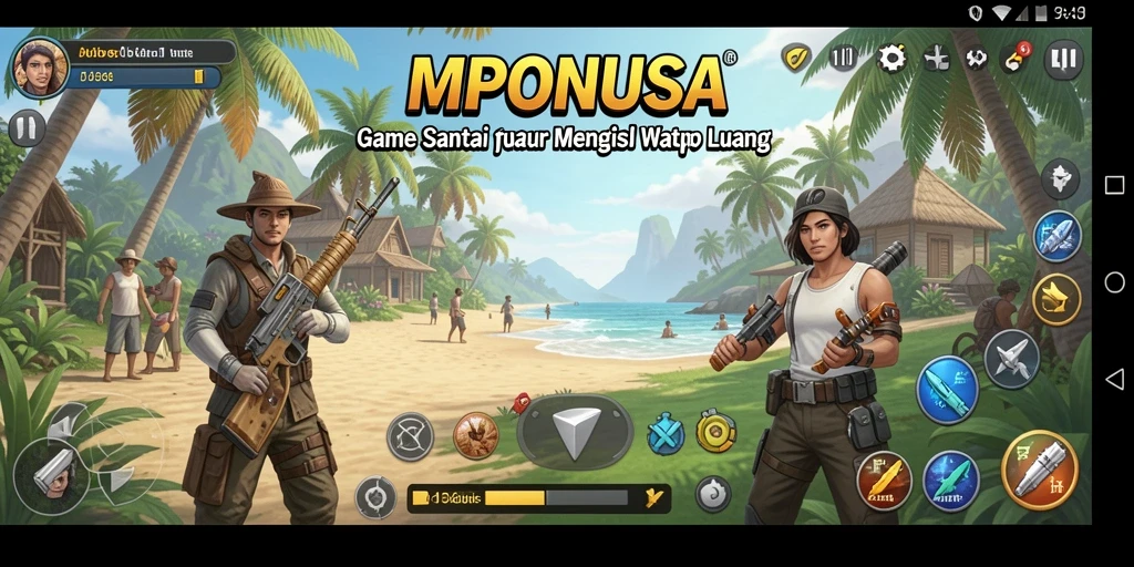 Screenshot dari gameplay menarik MPONUSA yang penuh tantangan.