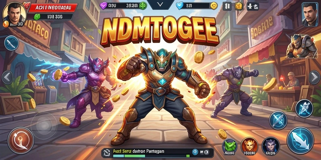 Gameplay NDMTOGEL yang menantang dan seru.