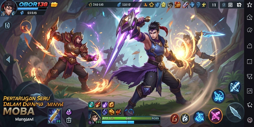 Tampilan dinamis gameplay seru di OBOR138.