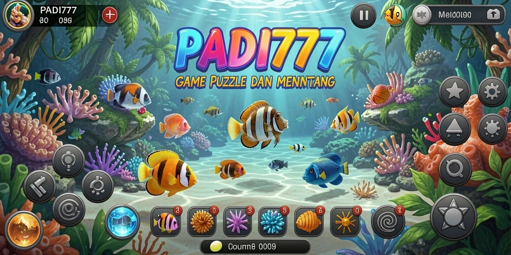 Screenshot gameplay PADI777 yang menunjukkan tantangan Puzzle yang seru.