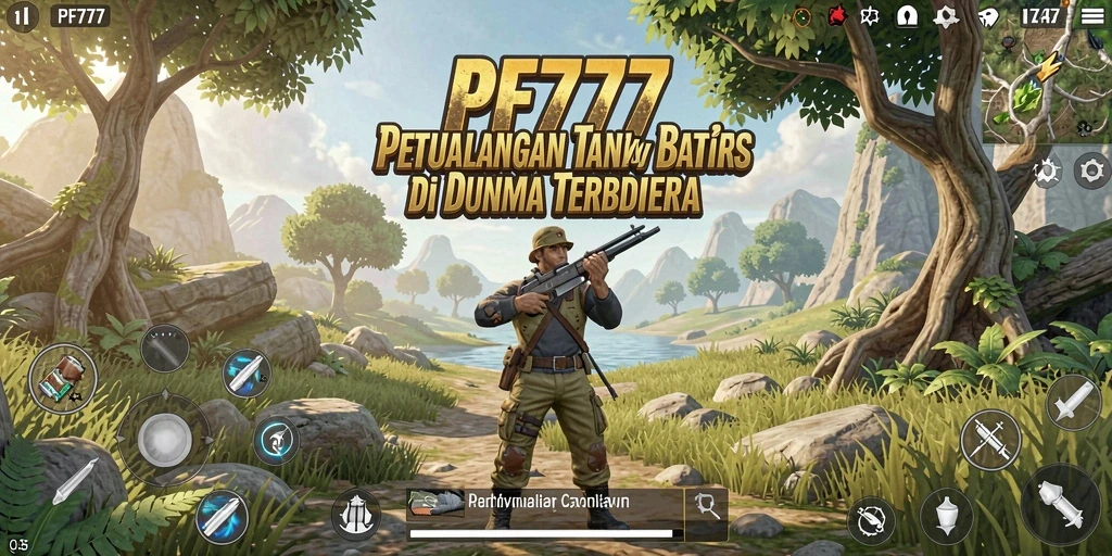 Gameplay PF777 yang menampilkan kebebasan menjelajahi dunia terbuka.