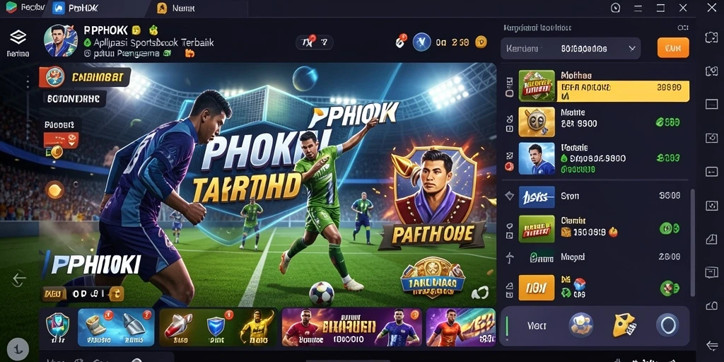 Tampilan gameplay Sportsbook yang menarik dan interaktif.