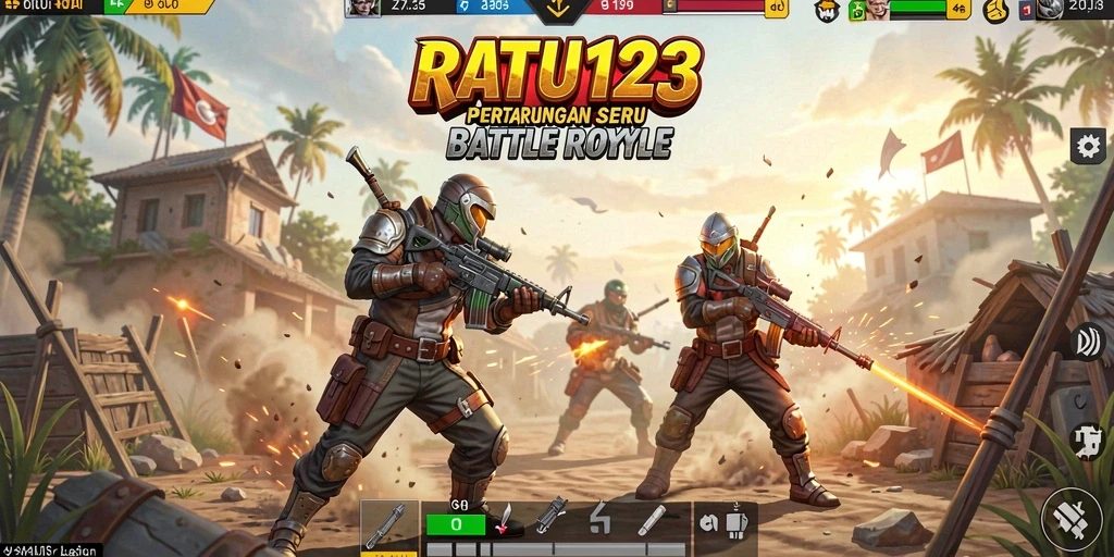 Awesome gameplay Battle Royale di RATU123 yang memukau.