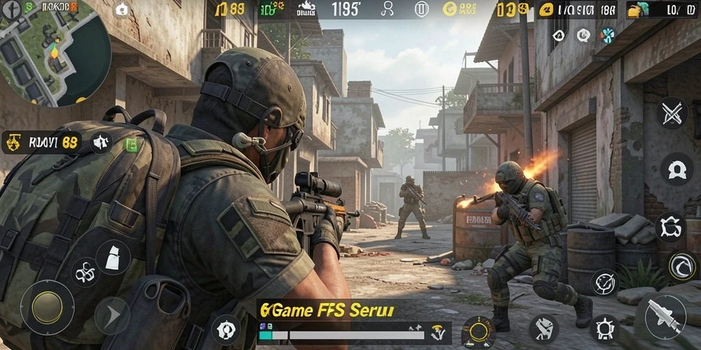 Screenshot gameplay ROKOK88 menampilkan aksi seru dan intens.