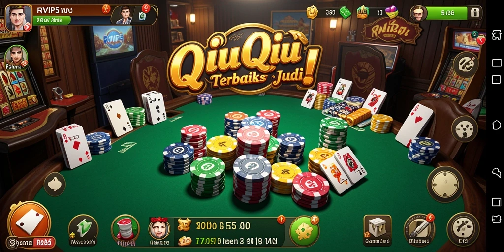 Gameplay QiuQiu yang menarik di RVIP5.