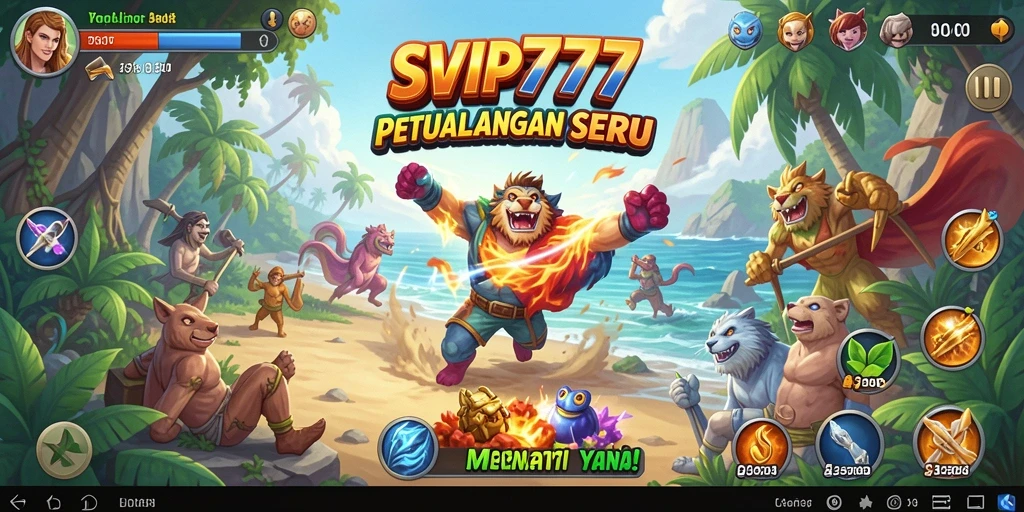 Tampilan gameplay menarik dari SVIP777 dengan elemen petualangan.
