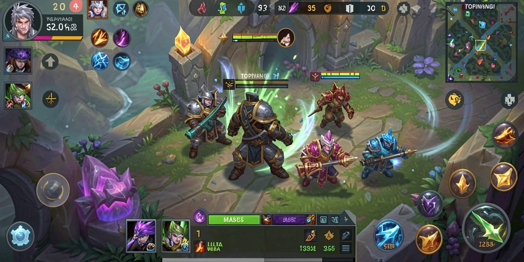 Gameplay seru dan mendebarkan dalam TOPIWANGI.