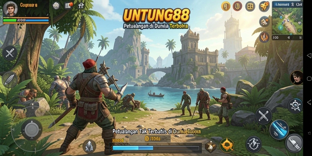Tampilan menakjubkan dari dunia terbuka UNTUNG88 dengan aksi gameplay yang mendebarkan.