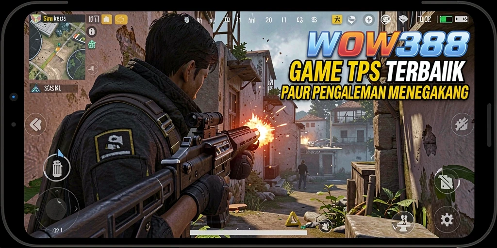 Tangkapan layar gameplay WOW388 menampilkan aksi intens dan grafis menawan.